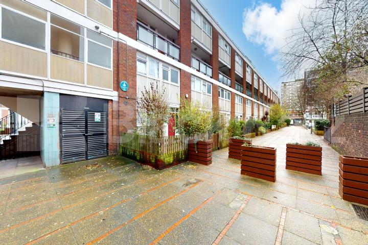 Mid-Century duplex apartment on the top two floors (Second and third).  Maskelyne Close, Battersea